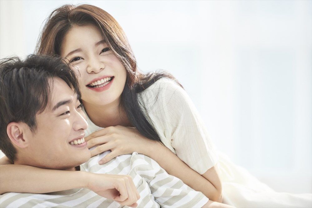 笑顔のカップル